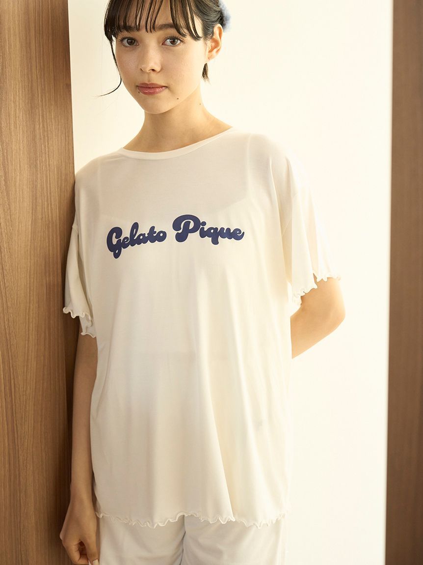 【新品未使用】ジェラピケ ロゴTシャツ&ショートパンツ&巾着 3点セット ラッピング済み】カラフルロゴTシャツ&ショートパンツSET