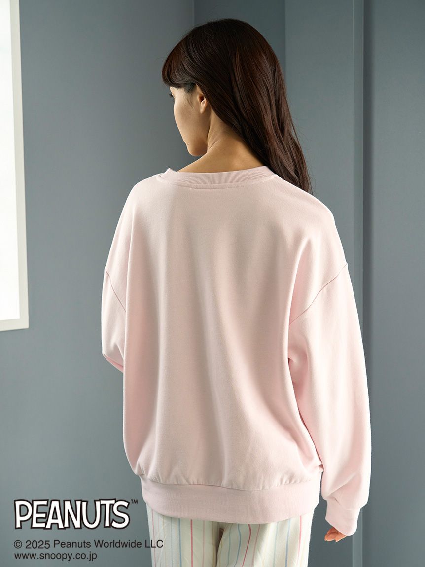 PEANUTS】オリジナルアート ワンポイント裏毛プルオーバー(プル