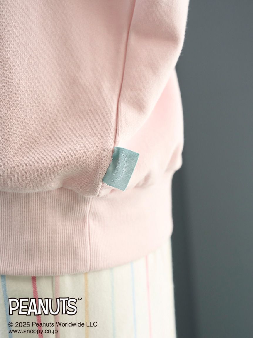 ジェラートピケ 【PEANUTS】裏毛ワンポイントプルオーバー&ショートパンツ PEANUTS】オリジナルアート ワンポイント裏毛プルオーバー(プル