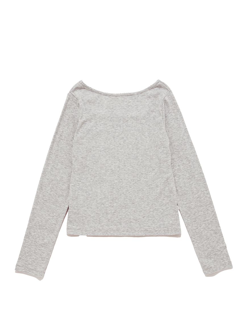 針抜きロンT(カットソー・Tシャツ)｜ルームウェア・パジャマ通販の