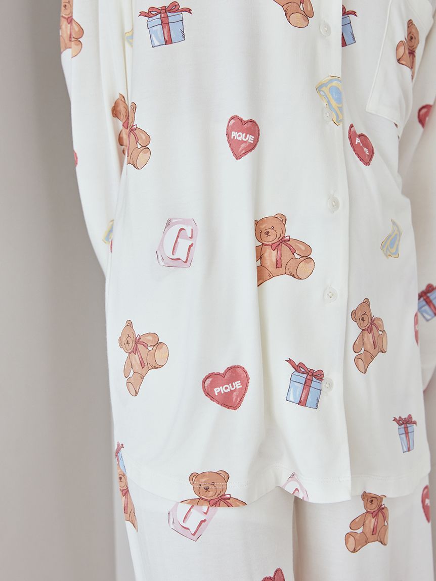 フェイバリット総柄シャツ(シャツ)｜ルームウェア・パジャマ通販の