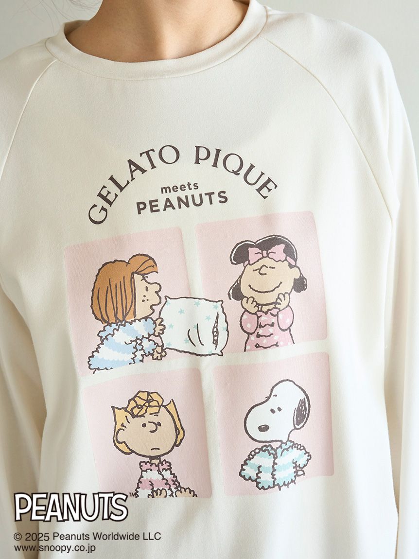 PEANUTS】オリジナルアート ワンポイントロンT(カットソー・Tシャツ