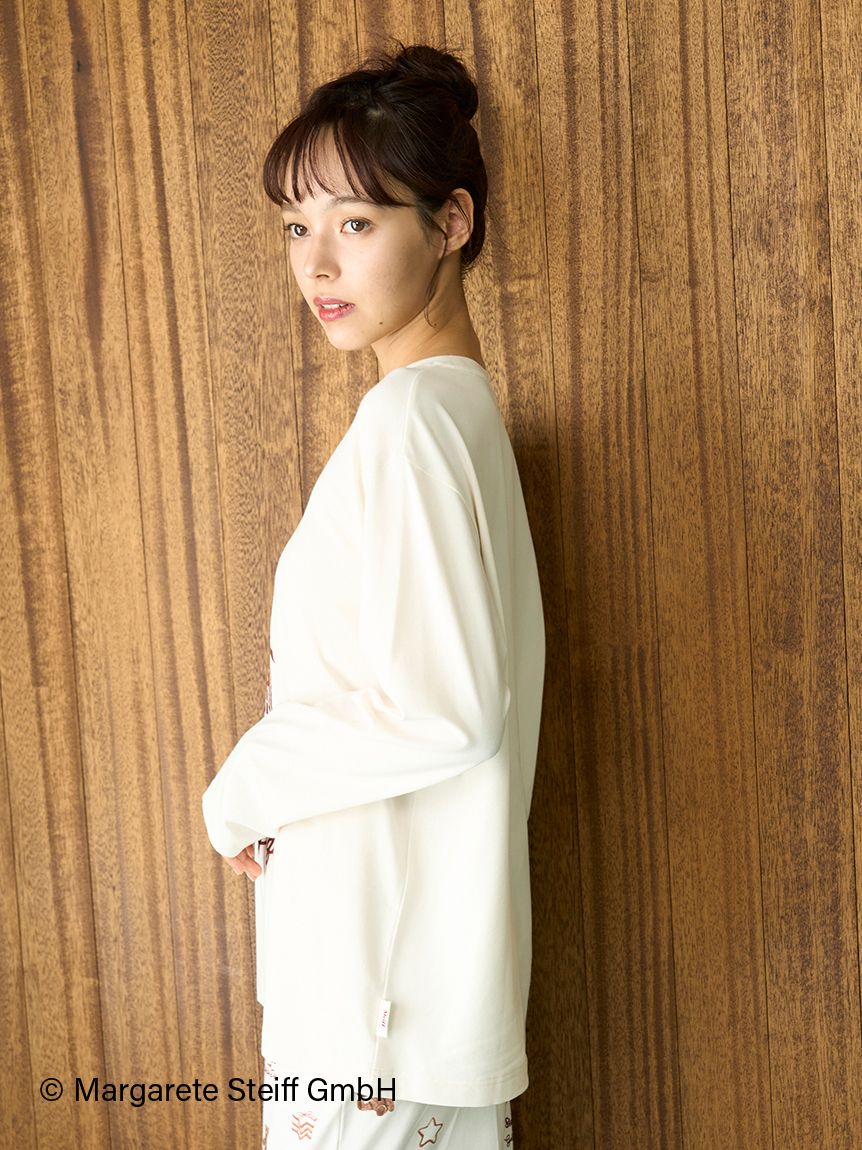 Steiff】ワンポイントロンT(カットソー・Tシャツ)｜ルームウェア