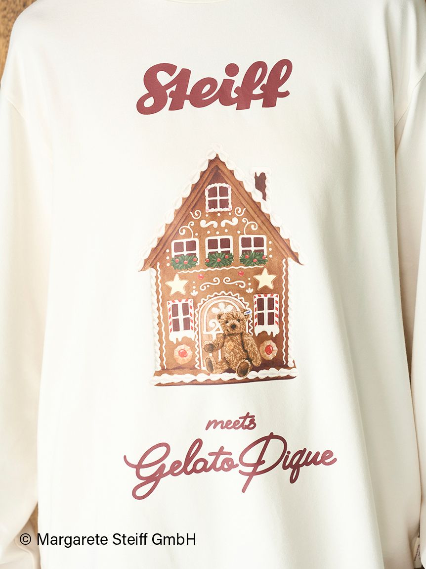 Steiff】ワンポイントロンT(カットソー・Tシャツ)｜ルームウェア