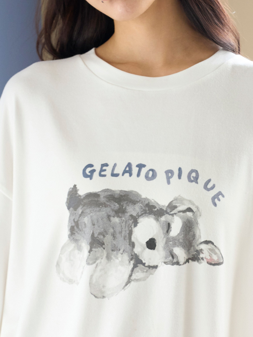 ONLINE限定】DOGワンポイントロンT(カットソー・Tシャツ)｜ルーム