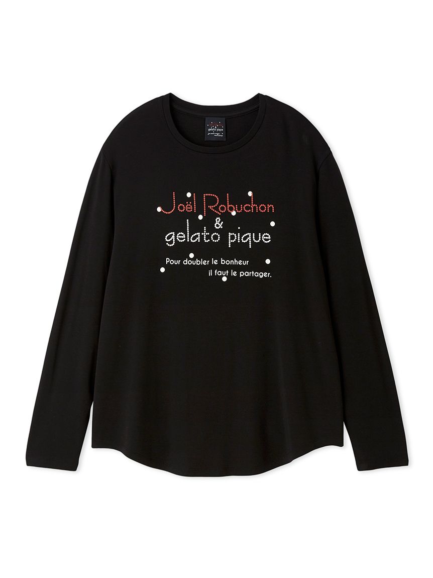 JOEL ROBUCHON】ドットワンポイントロンT(カットソー・Tシャツ