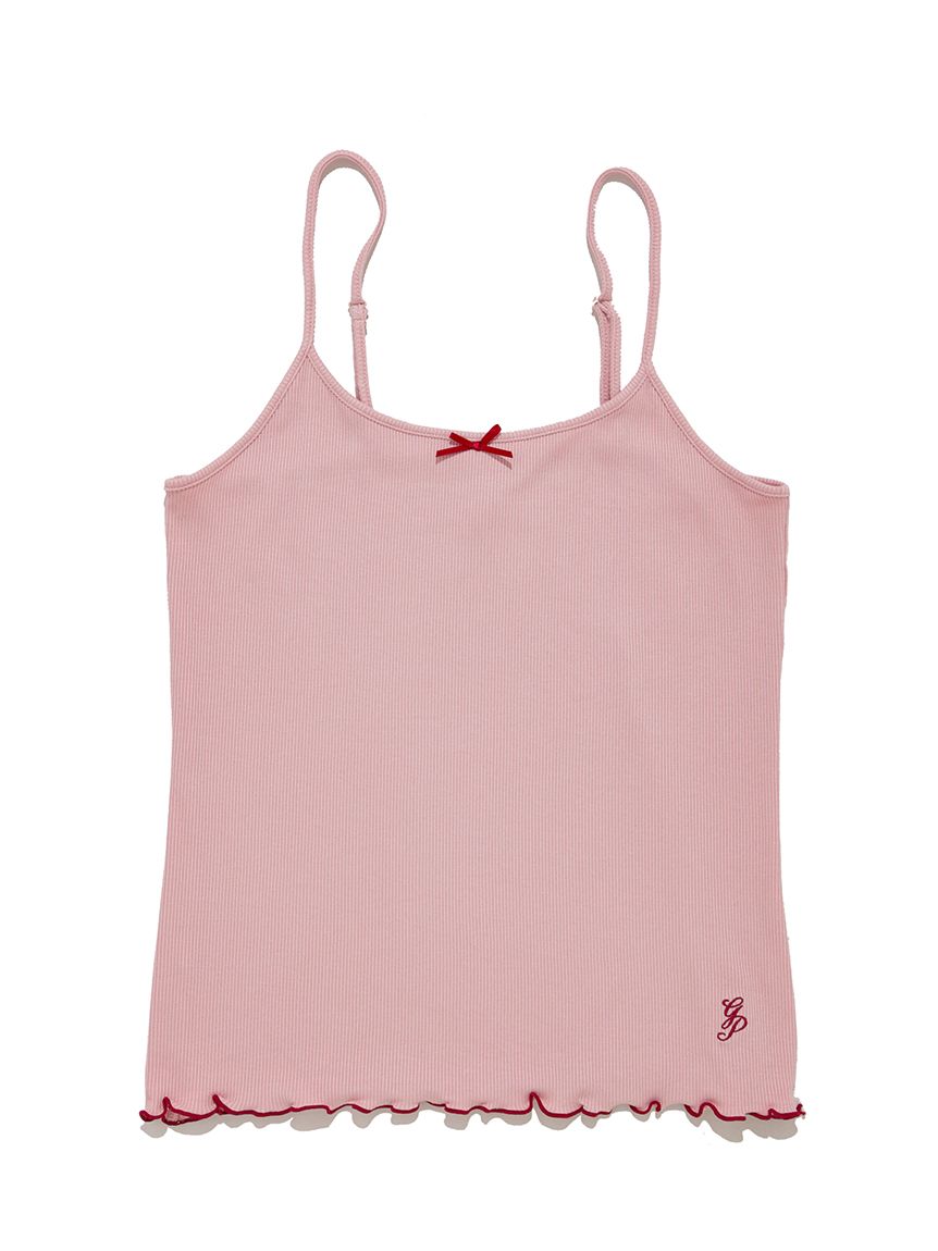 BOX付きリブキャミソール&ショーツセット(キャミソール)｜ルームウェア