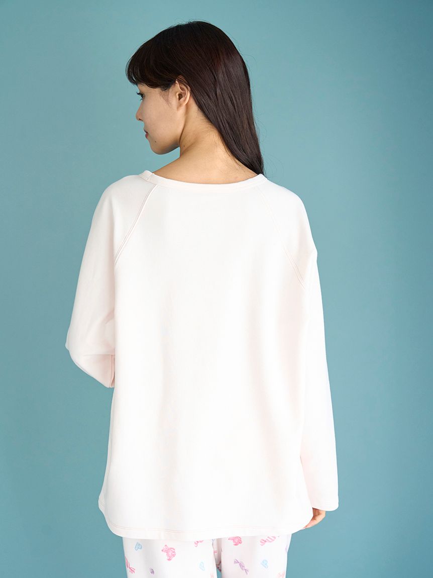 ジェラートピケ キャンディワンポイントロンT(カットソー・Tシャツ)｜ルームウェア