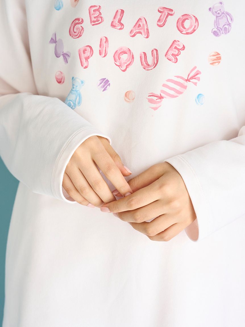 キャンディワンポイントロンT(カットソー・Tシャツ)｜ルームウェア