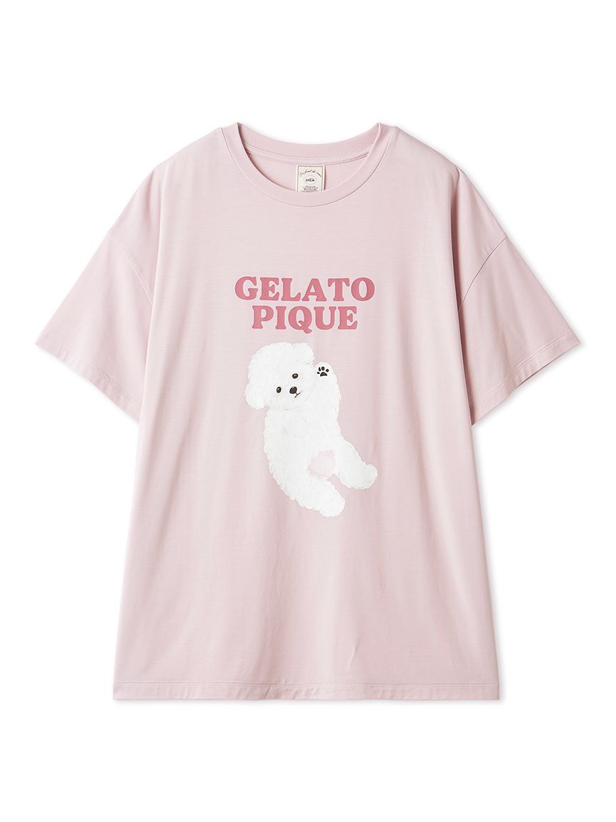 gelato pique ジェラピケ ワンポイントTシャツ　ハローキティ　ピンク 新品未開封＊サンリオハウス ハローキティ ワンポイントTシャツ ピンク
