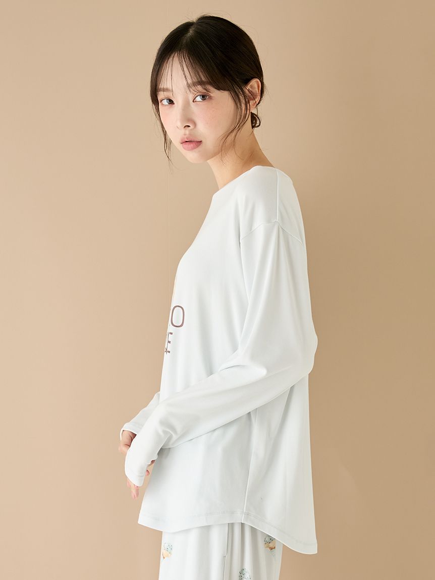 アイスワンポイントロンT(カットソー・Tシャツ)｜ルームウェア