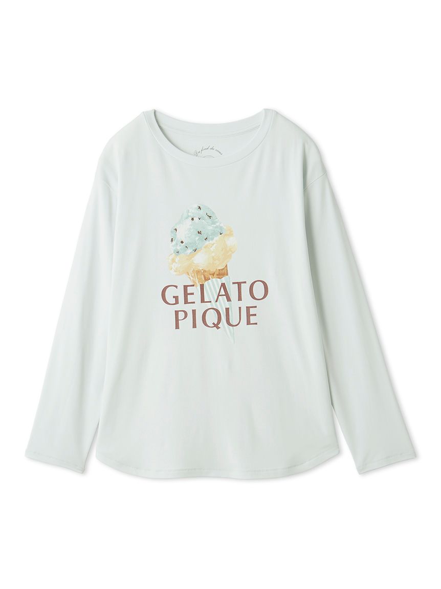 アイスワンポイントロンT(カットソー・Tシャツ)｜ルームウェア