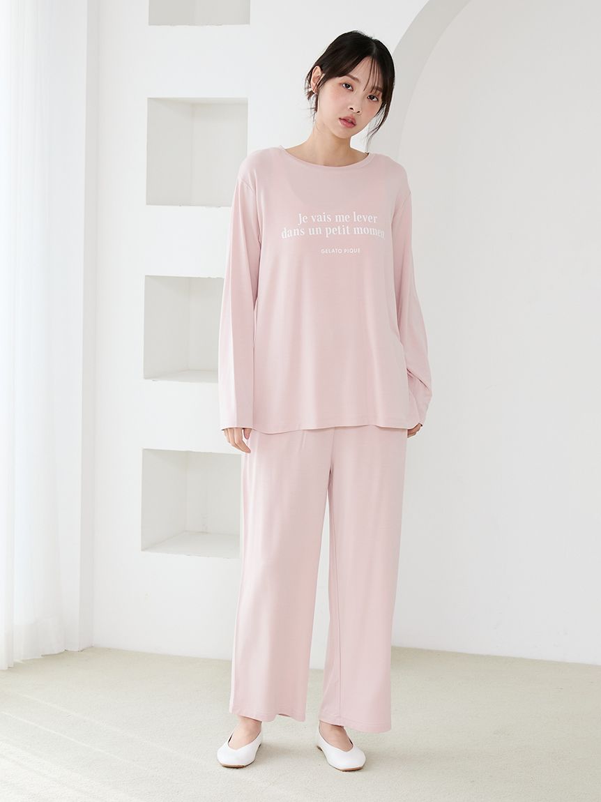 インレイロゴロンT(カットソー・Tシャツ)｜ルームウェア・パジャマ通販