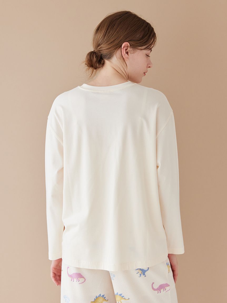 ダイナソーワンポイントロンT(カットソー・Tシャツ)｜ルームウェア