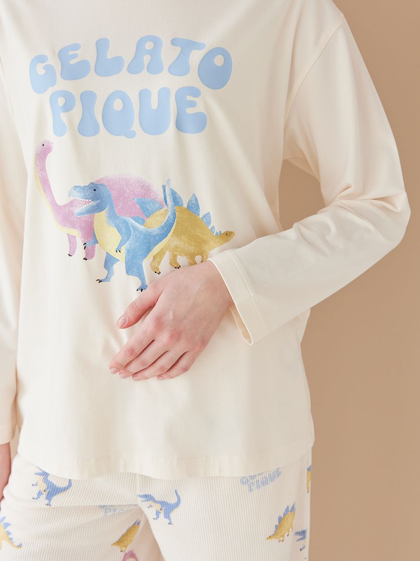 ダイナソーワンポイントロンT(カットソー・Tシャツ)｜ルームウェア