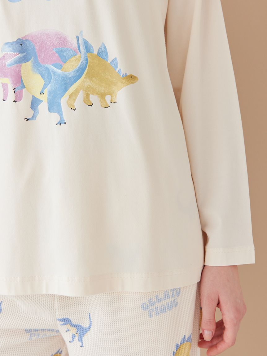 ジェラートピケ ダイナソー ルームウェア　トリケラトプス　恐竜 gelato pique】ダイナソーシリーズ🦕 | ジェラートピケ | 大丸神戸店