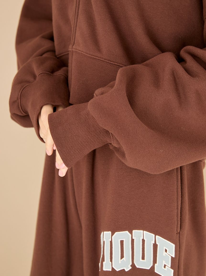 カレッジロゴ裏毛パーカ(パーカ)｜ルームウェア・パジャマ通販の