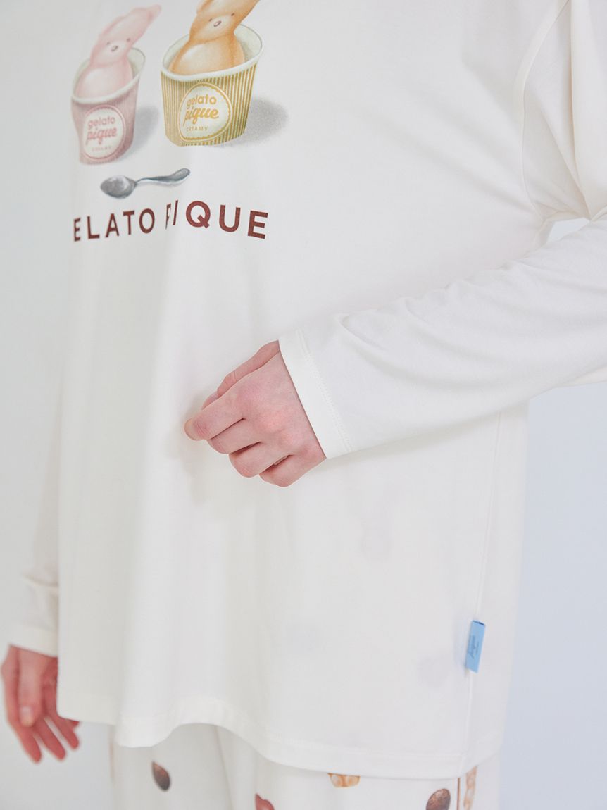 ワンポイントプルオーバー(カットソー・Tシャツ)｜ルームウェア