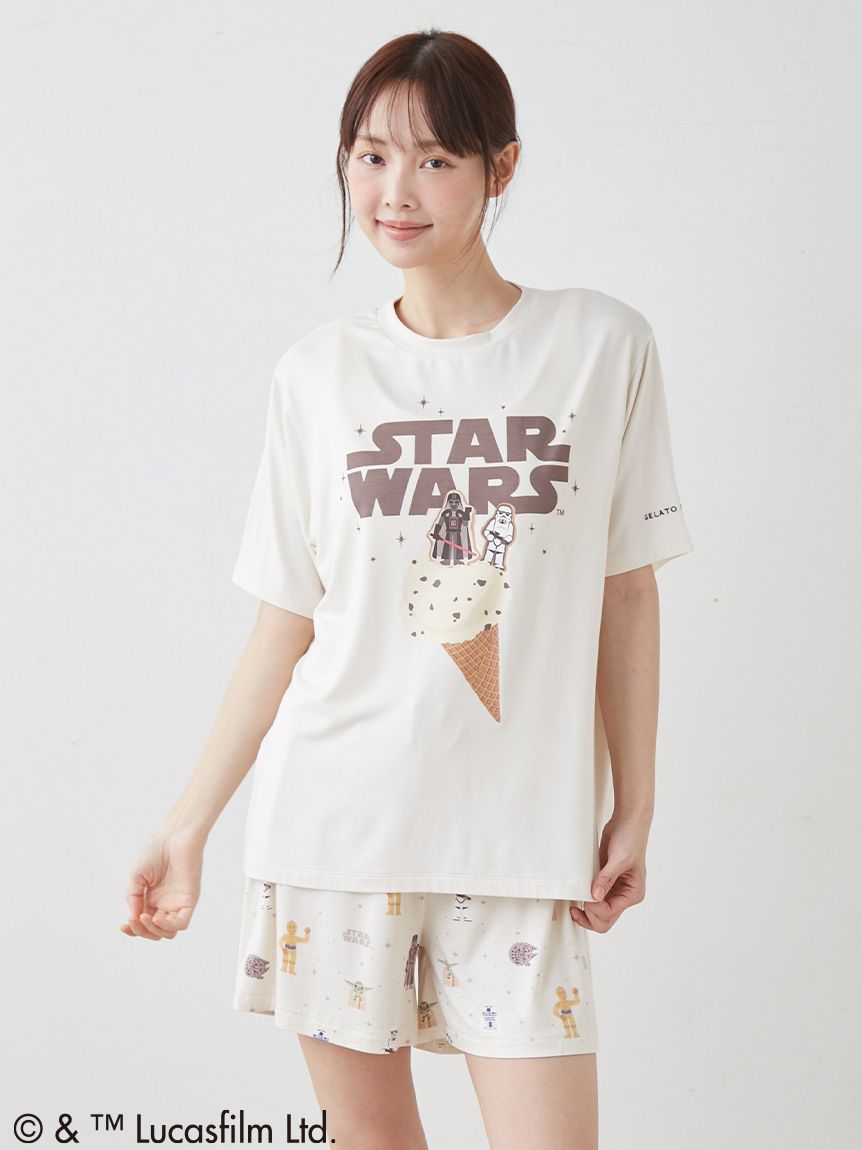 STAR WARS】【レディース】ワンポイントTシャツ(カットソー・Tシャツ