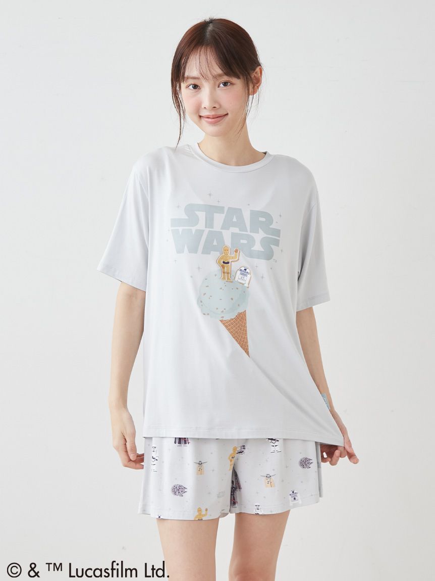 STAR WARS】【レディース】ワンポイントTシャツ(カットソー・Tシャツ