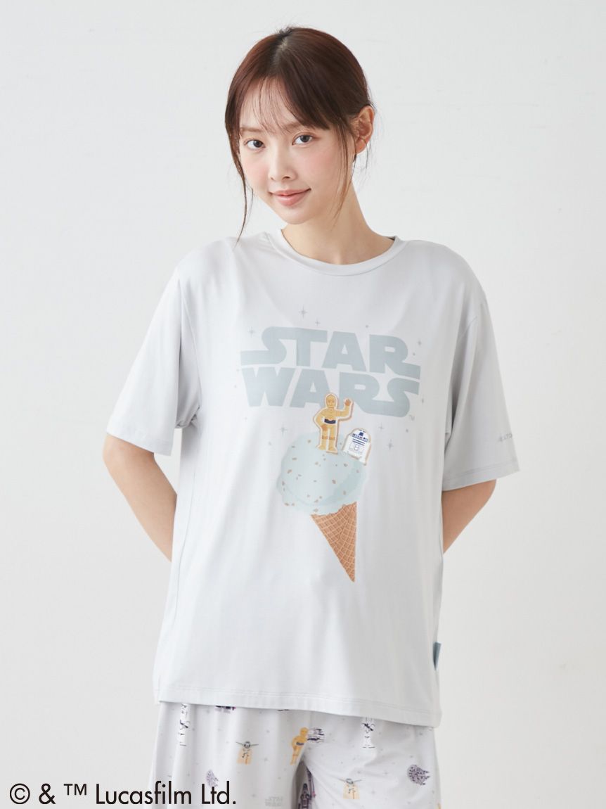 STAR WARS】【レディース】ワンポイントTシャツ(カットソー・Tシャツ