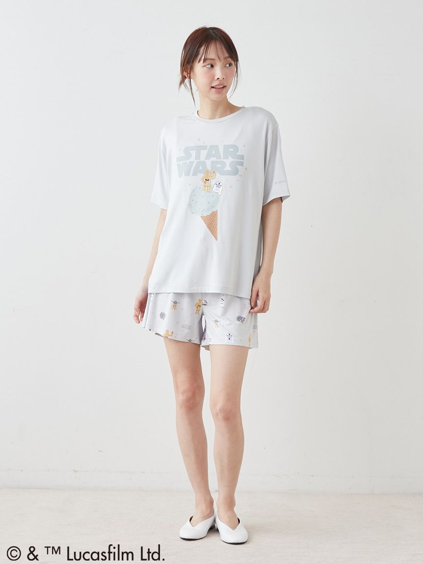 STAR WARS】【レディース】ワンポイントTシャツ(カットソー・Tシャツ