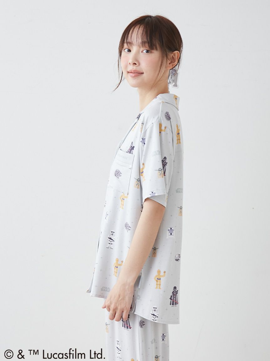 STAR WARS】【レディース】総柄シャツ(シャツ)｜ルームウェア