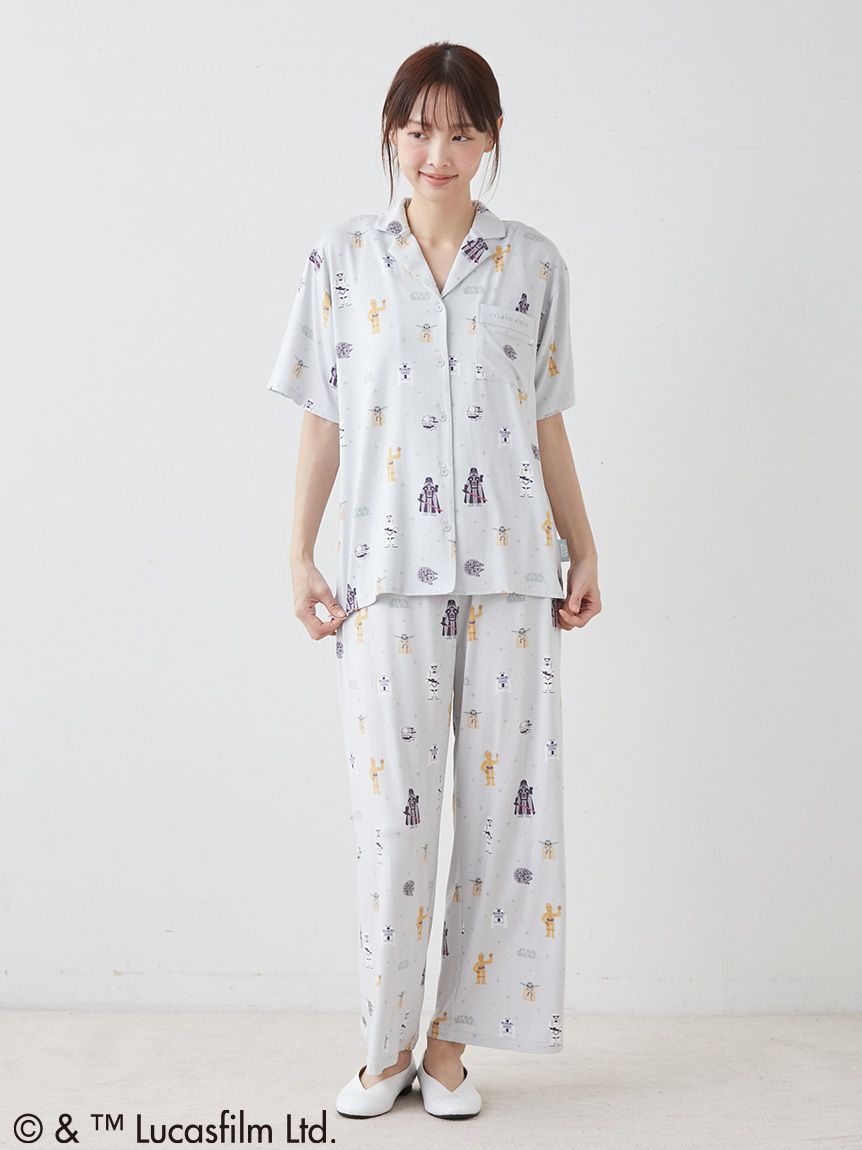 STAR WARS】【レディース】総柄シャツ(シャツ)｜ルームウェア