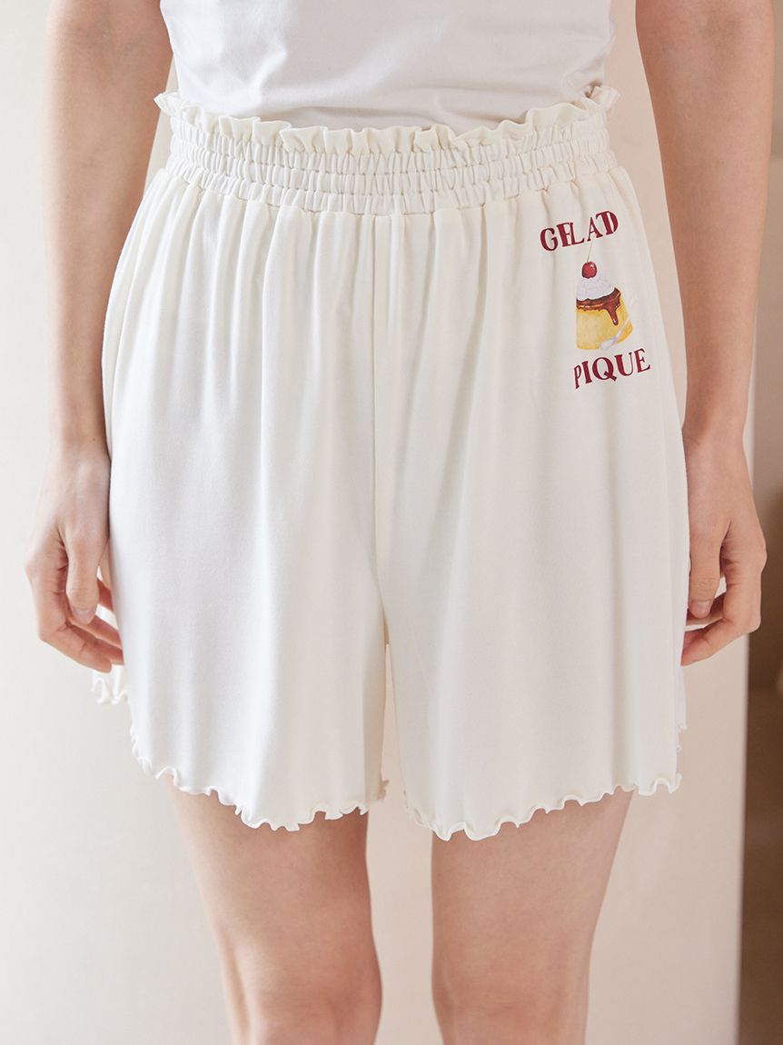 ONLINE限定】【接触冷感】プリンワンポイントTシャツ&ショートパンツ