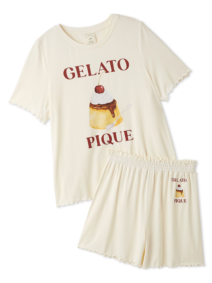 ONLINE限定】【接触冷感】プリンワンポイントTシャツ&ショートパンツ