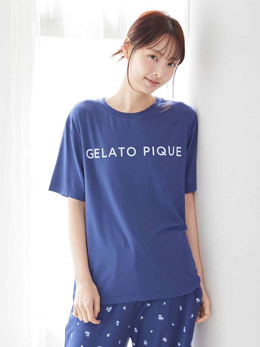 接触冷感】モチーフ4柄Tシャツ(カットソー・Tシャツ)｜ルームウェア