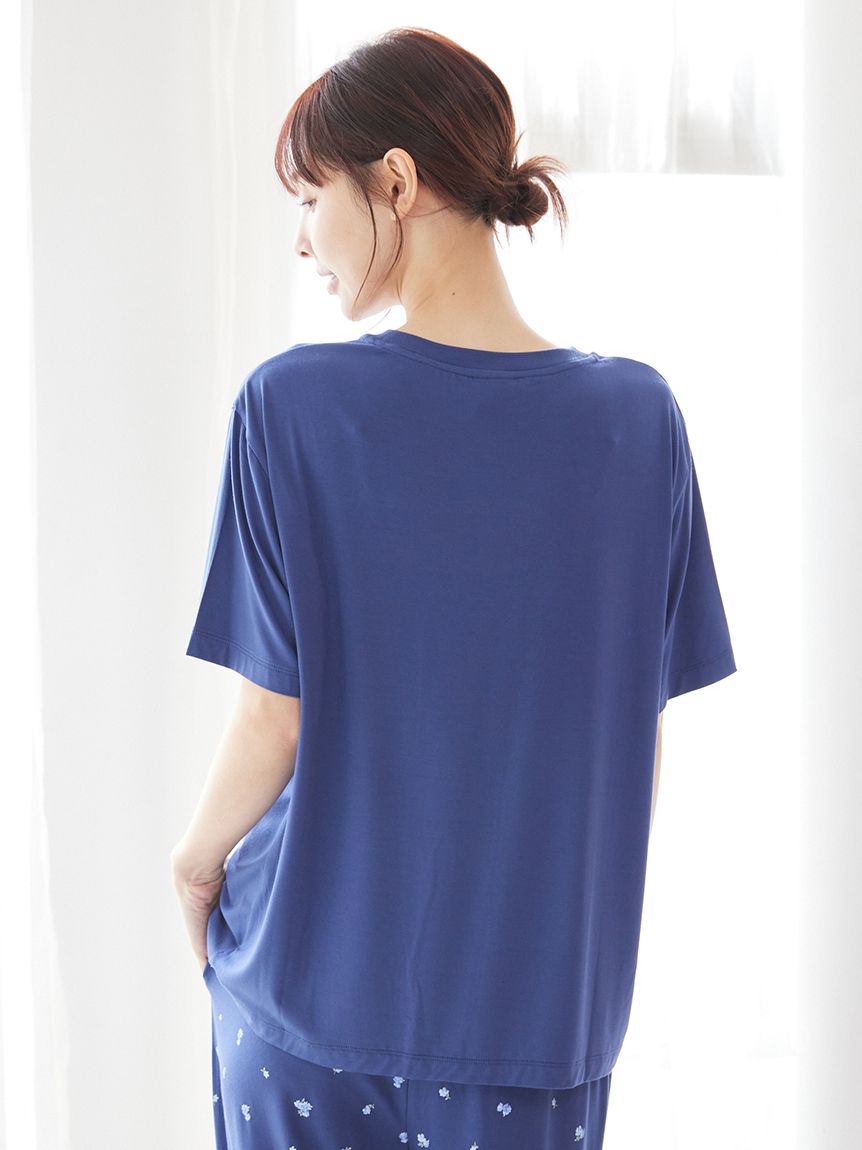 接触冷感】モチーフ4柄Tシャツ(カットソー・Tシャツ)｜ルームウェア