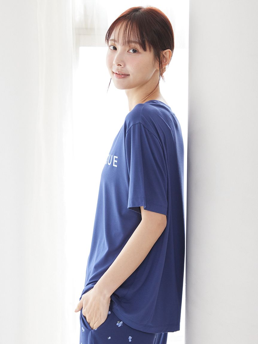 接触冷感】モチーフ4柄Tシャツ(カットソー・Tシャツ)｜ルームウェア