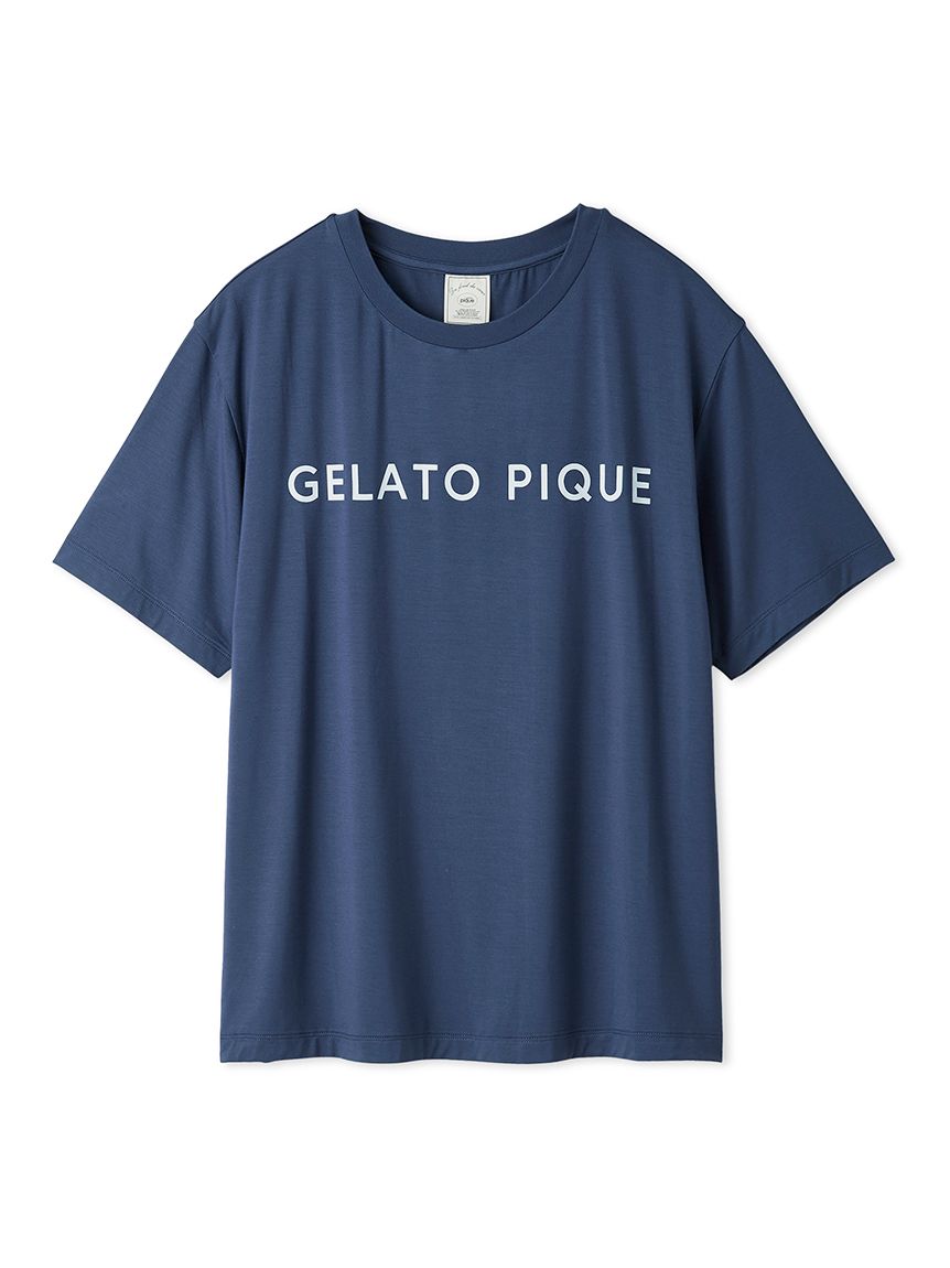 接触冷感】モチーフ4柄Tシャツ(カットソー・Tシャツ)|ルームウェア 接触冷感】モチーフ4柄Tシャツ(カットソー・Tシャツ)|ルームウェア