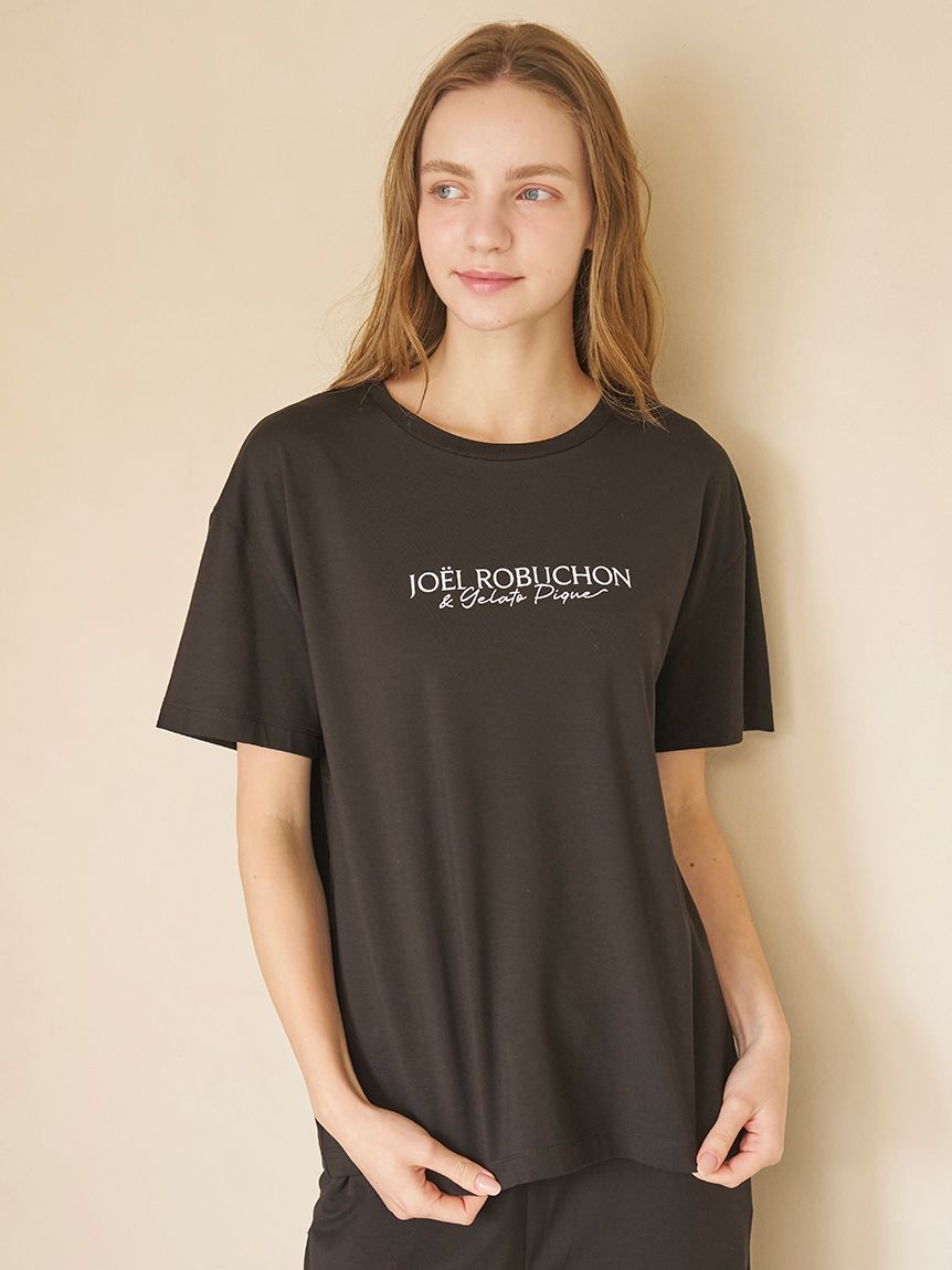 JOEL ROBUCHON】【持続冷感】ロゴプリントTシャツ(カットソー・Tシャツ