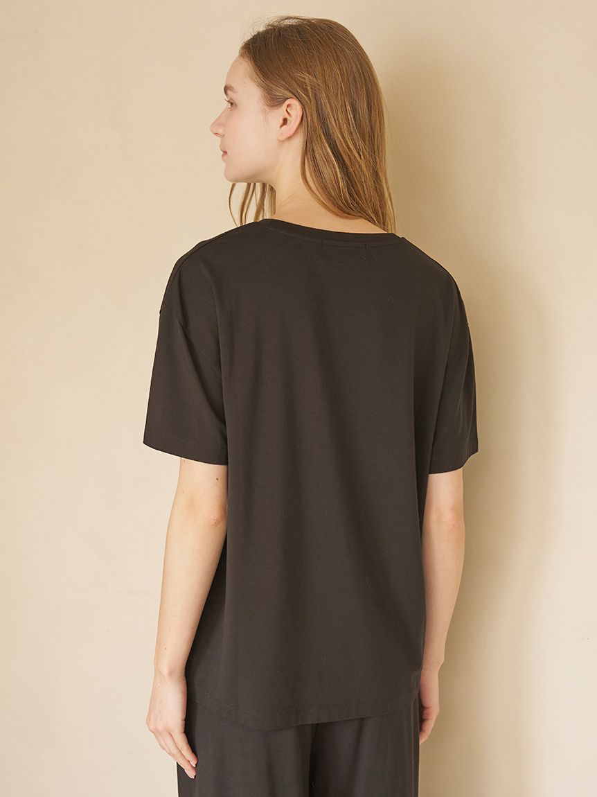 JOEL ROBUCHON】【持続冷感】ロゴプリントTシャツ(カットソー・Tシャツ