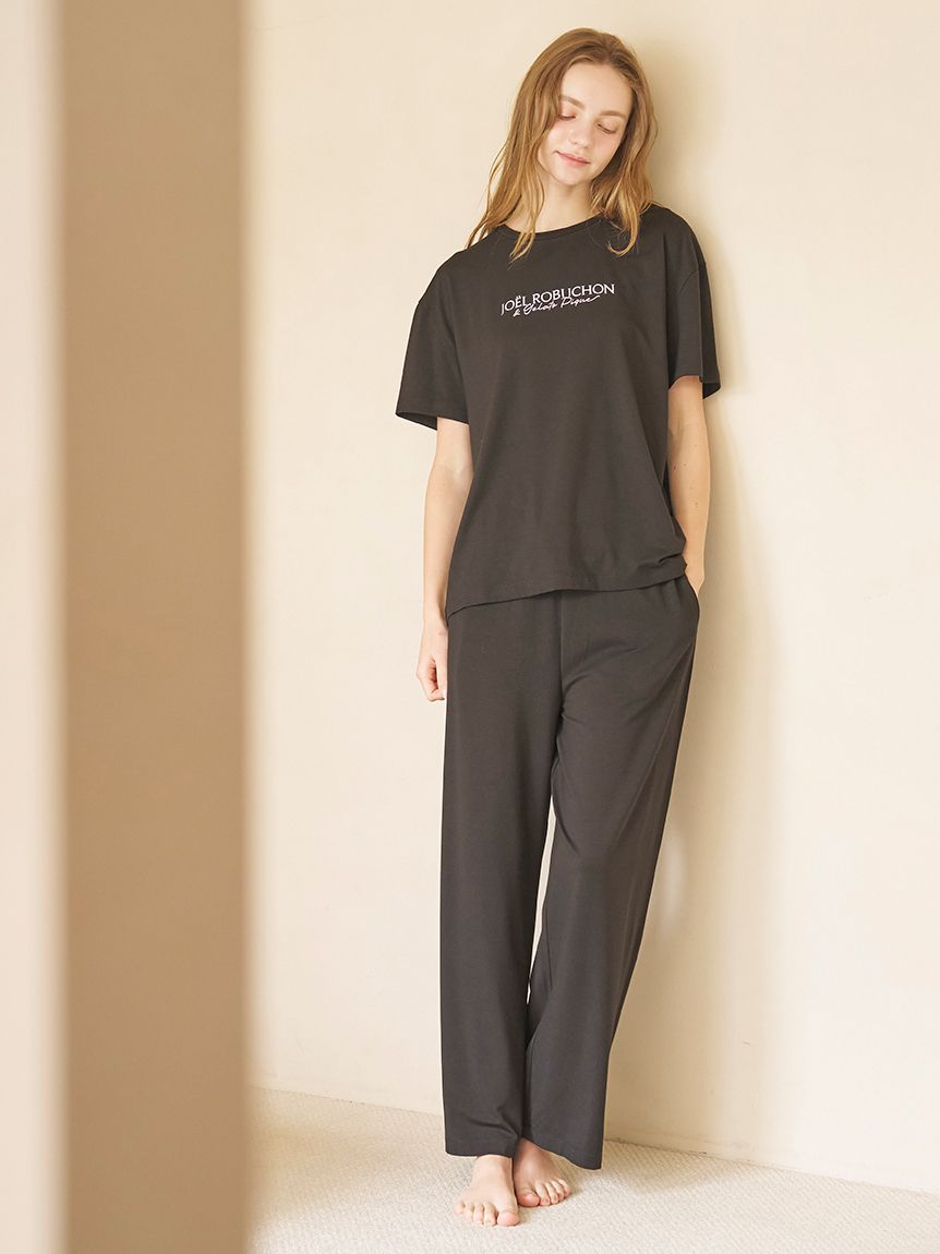 JOEL ROBUCHON】【持続冷感】ロゴプリントTシャツ(カットソー・Tシャツ