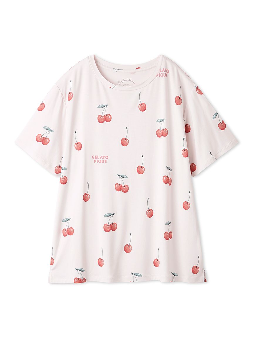 接触冷感】フルーツ3柄Tシャツ(カットソー・Tシャツ)｜ルームウェア