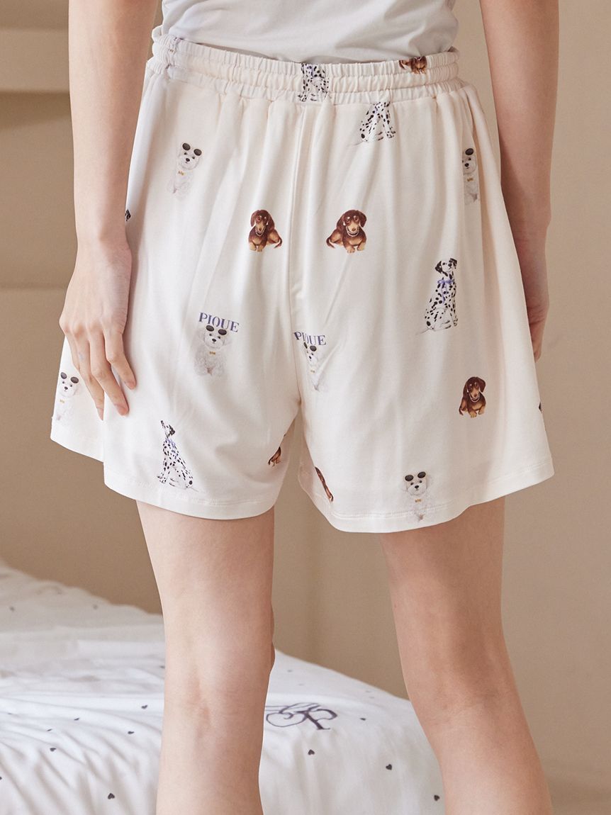 ONLINE限定】【接触冷感】ファッションCATS&DOGS ワンポイントTシャツ