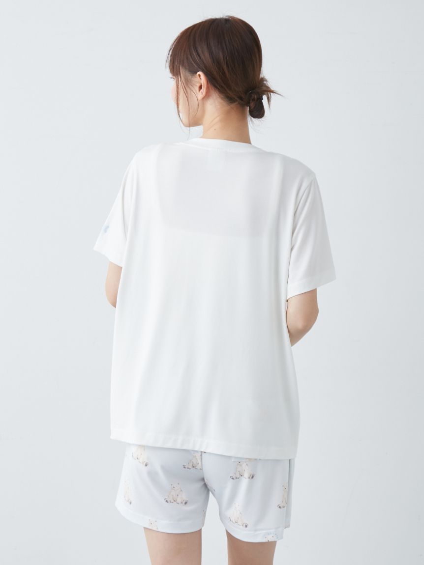 ONLINE限定】【接触冷感】シーアニマル柄ワンポイントTシャツ&ショート