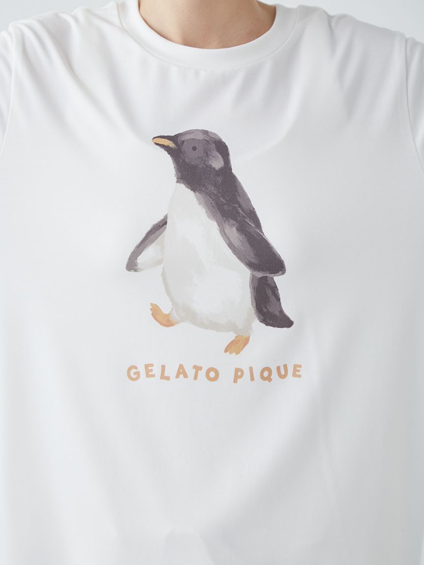 ONLINE限定】【接触冷感】シーアニマル柄ワンポイントTシャツ&ロング