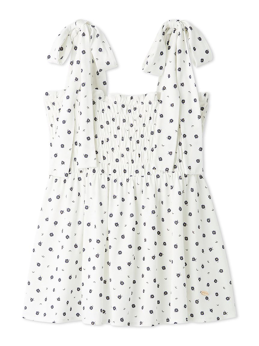 新品　stella mccartney 小花柄シフォンキャミソール 小花柄カップインキャミソール(キャミソール)｜ルームウェア・パジャマ