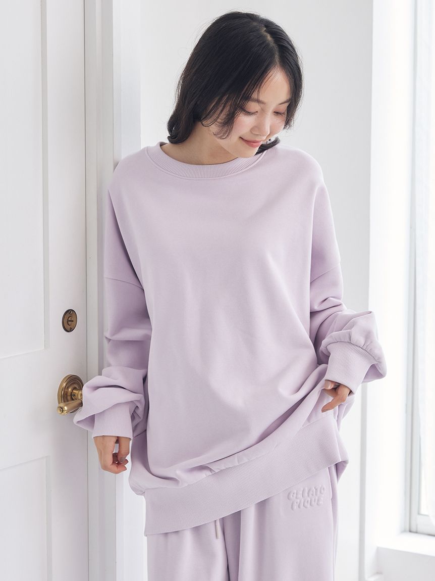 UVカット】裏毛プルオーバー(カットソー・Tシャツ)｜ルームウェア