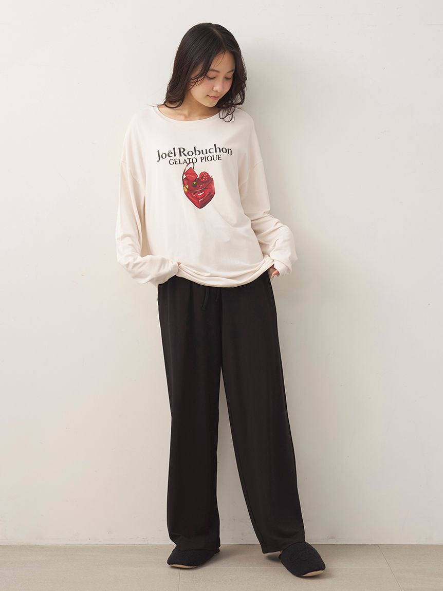 JOEL ROBUCHON】ワンポイントロンT(カットソー・Tシャツ)｜ルーム