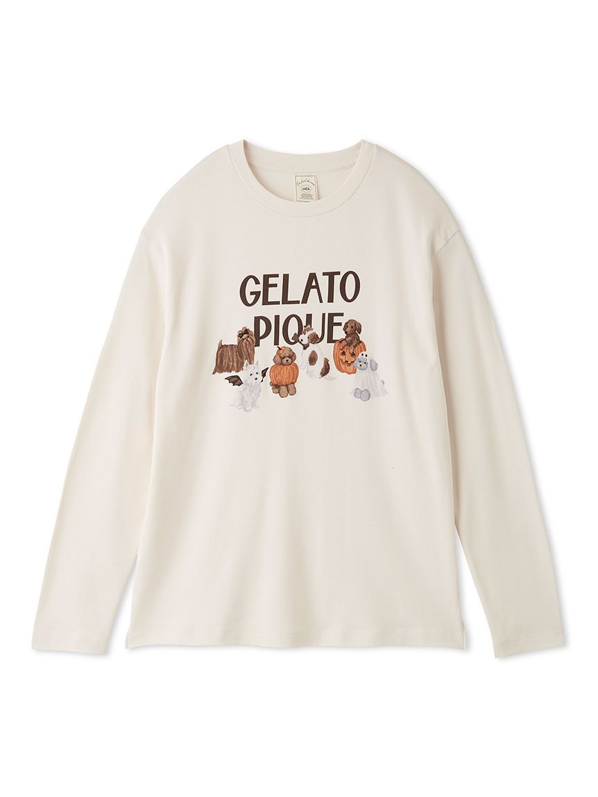 HALLOWEEN】ナイトパレードDOGSワンポイントロンT(カットソー・Tシャツ