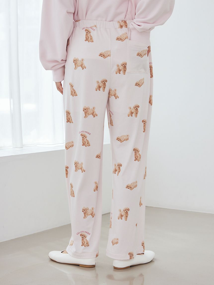 ONLINE限定】【UVカット】お散歩ドッグワンポイントTシャツ&ロング