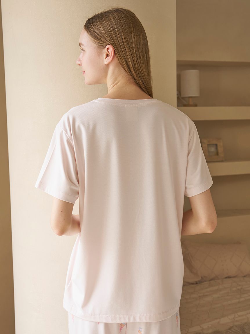 IFMC.】ワンポイントTシャツ(カットソー・Tシャツ)｜ルームウェア
