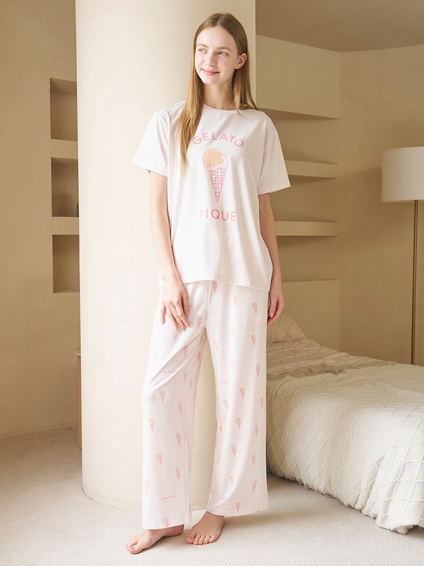 IFMC.】ワンポイントTシャツ(カットソー・Tシャツ)｜ルームウェア