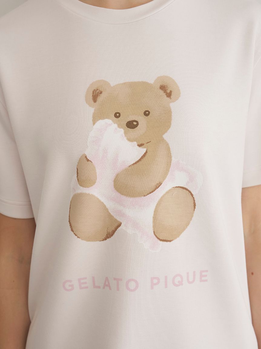 リカバリーウェア】【一般医療機器】ベアワンポイントTシャツ&ベア柄