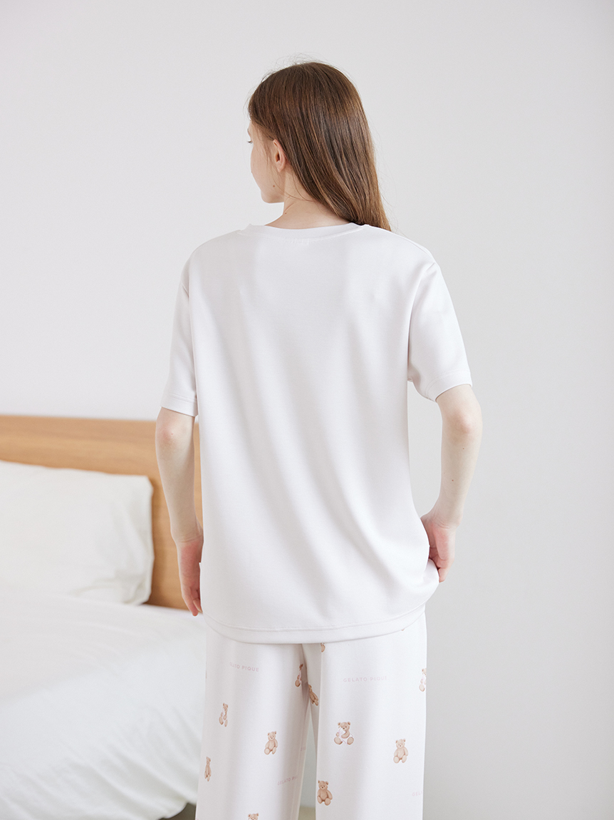 リカバリーウェア】【一般医療機器】ベアワンポイントTシャツ&ベア柄